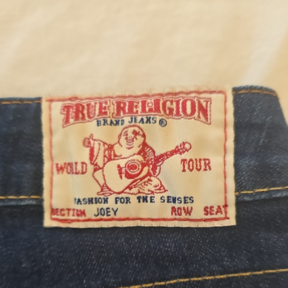 True Religion High Rise Blue Jeans Classic Style - Picture 8 of 10
